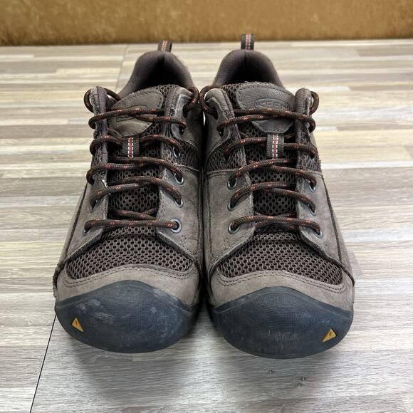 KEEN GDC 1112 Women's Hiking Boots Brown Leather Lace Up Size 8/40.5 More Like 9 - Picture 2 of 8